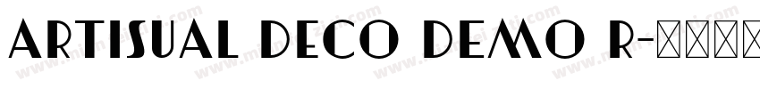 Artisual Deco DEMO R字体转换